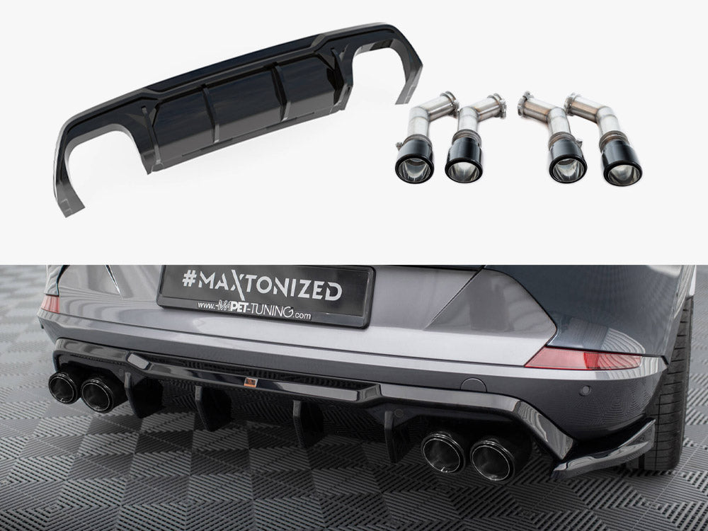 Rear Valance V.3 + Exhaust Tips Cupra Formentor VZ Mk1 / Mk1 Facelift