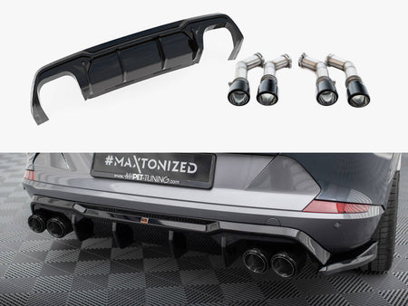 Rear Valance V.3 + Exhaust Tips Cupra Formentor VZ Mk1 / Mk1 Facelift