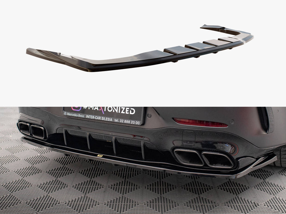 Rear Splitter (Vertical Bars) Mercedes AMG GT 63S 4-door Coupe Aero