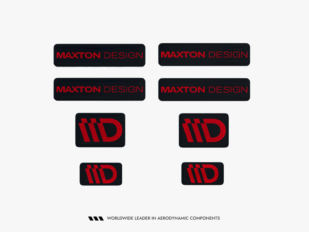 3D Sticker Set Maxton Design - A (Sold AS A PACK OF X8)