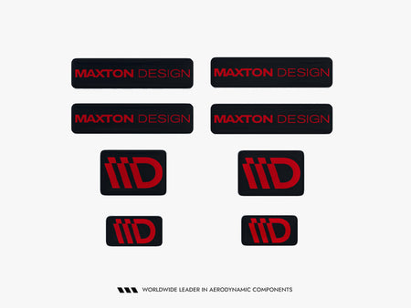 3D Sticker Set Maxton Design - A (Sold AS A PACK OF X8)