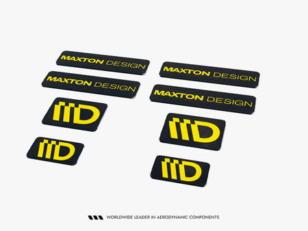 3D Sticker Set Maxton Design - A (Sold AS A PACK OF X8)