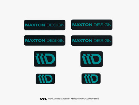 3D Sticker Set Maxton Design - A (Sold AS A PACK OF X8)