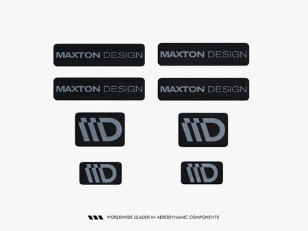 3D Sticker Set Maxton Design - A (Sold AS A PACK OF X8)