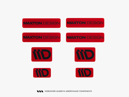 3D Sticker Set Maxton Design - B (Sold AS A PACK OF X8)
