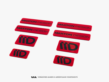 3D Sticker Set Maxton Design - B (Sold AS A PACK OF X8)