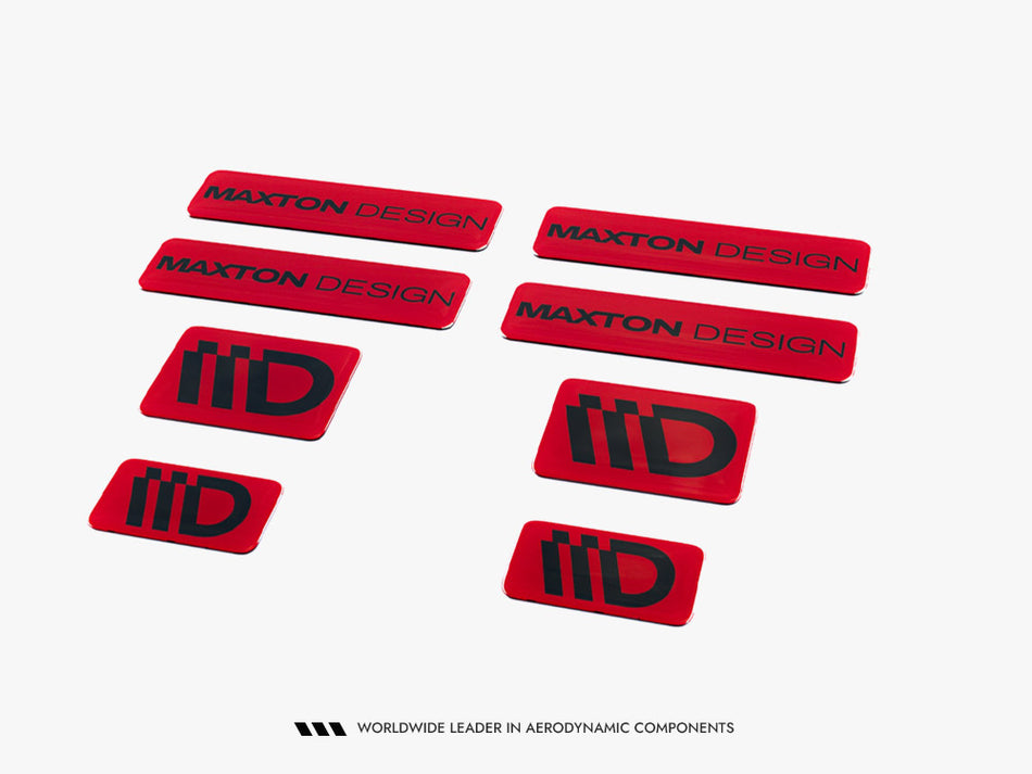 3D Sticker Set Maxton Design - B (Sold AS A PACK OF X8)