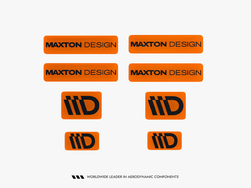 3D Sticker Set Maxton Design - B (Sold AS A PACK OF X8)