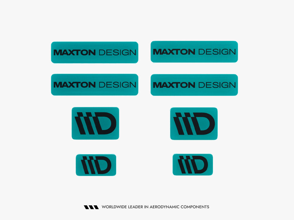 3D Sticker Set Maxton Design - B (Sold AS A PACK OF X8)