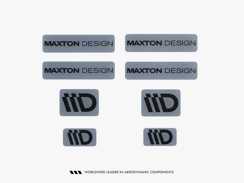 3D Sticker Set Maxton Design - B (Sold AS A PACK OF X8)