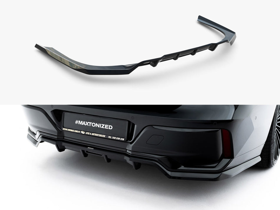 Rear Splitter (Vertical Bars) V.2 BMW 7 M-Pack G70