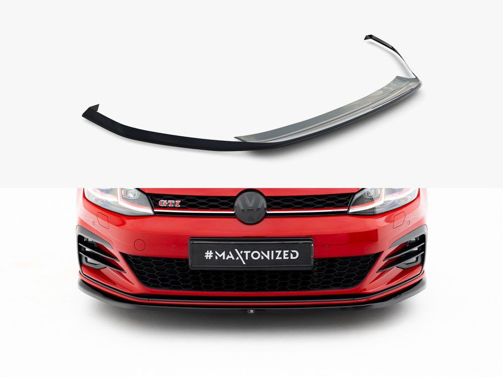 Front Splitter V.4 Volkswagen Golf GTI / GTD Mk7 Facelift