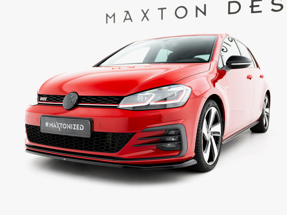 Front Splitter V.4 Volkswagen Golf GTI / GTD Mk7 Facelift