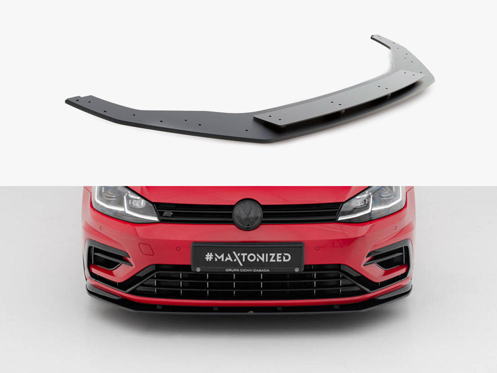 Street PRO Front Splitter Volkswagen Golf R / R-Line Mk7 Facelift