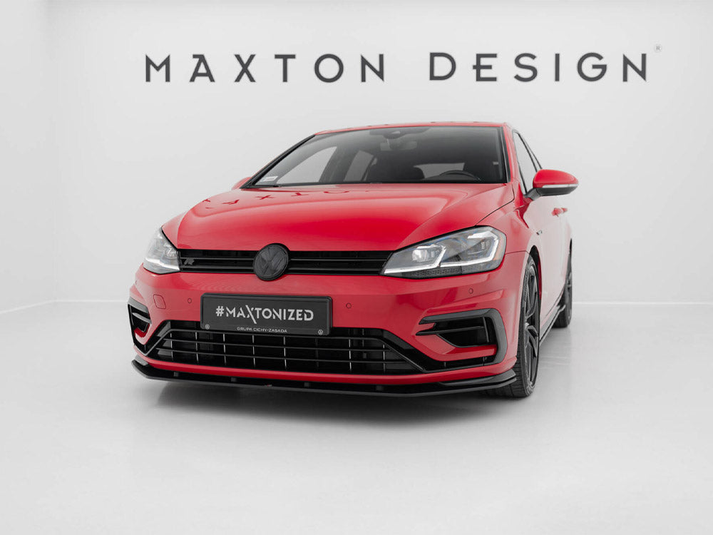 Street PRO Front Splitter Volkswagen Golf R / R-Line Mk7 Facelift