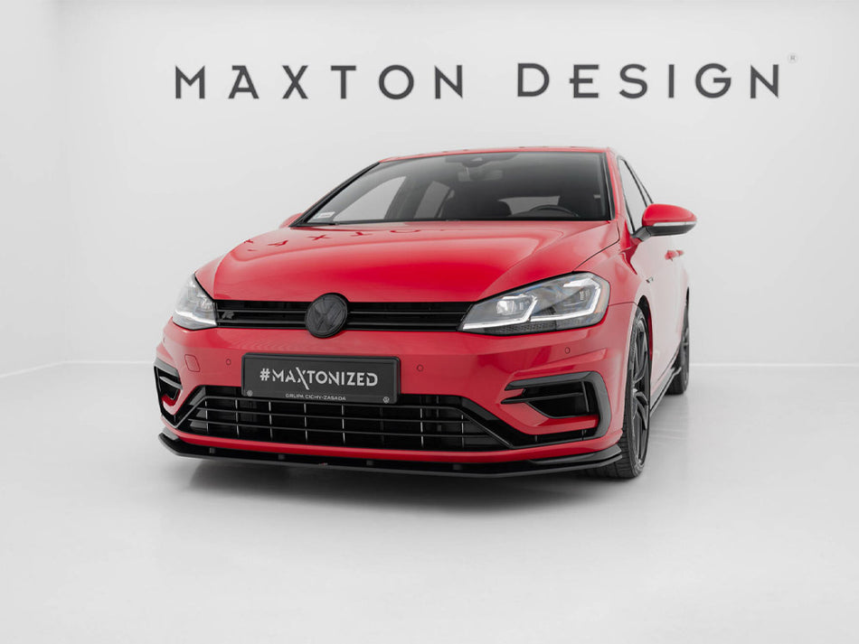 Street PRO Front Splitter Volkswagen Golf R / R-Line Mk7 Facelift