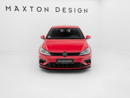Street PRO Front Splitter Volkswagen Golf R / R-Line Mk7 Facelift