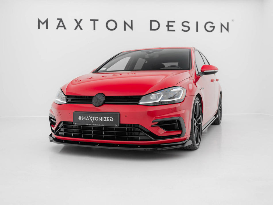 Front Splitter V.1 Volkswagen Golf R / R-Line Mk7 Facelift
