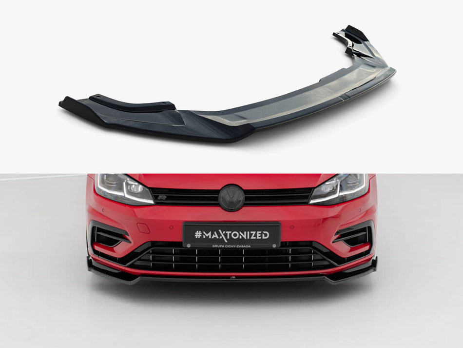 Front Splitter V.2 Volkswagen Golf R / R-Line Mk7 Facelift