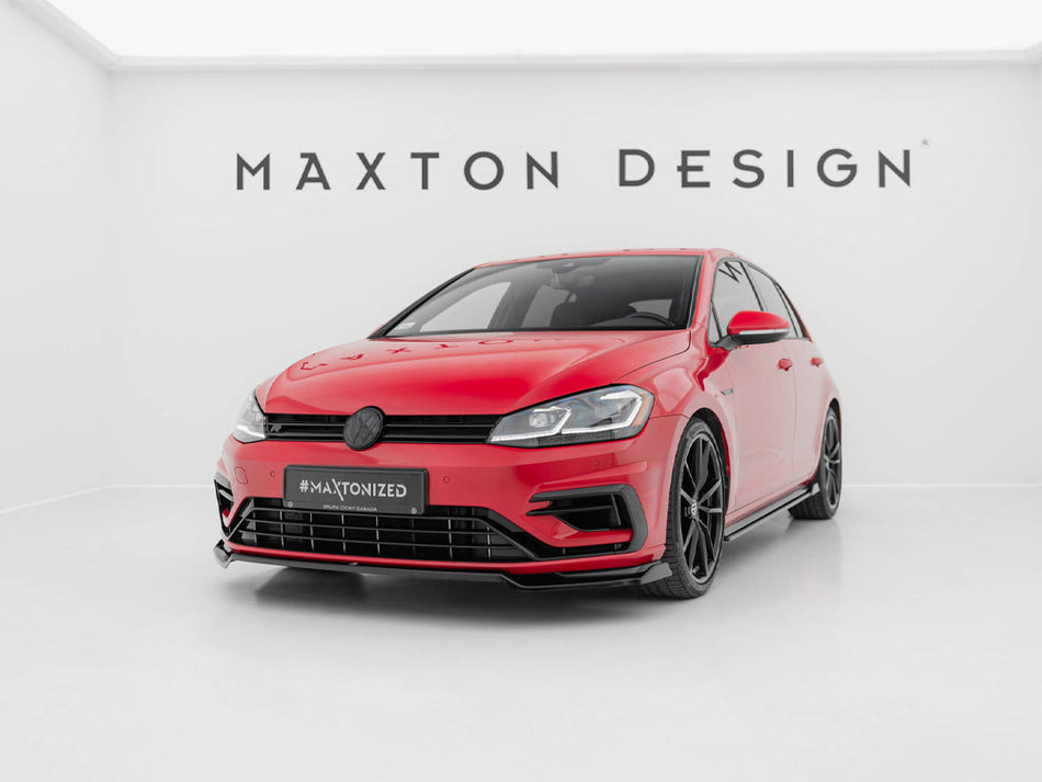 Front Splitter V.2 Volkswagen Golf R / R-Line Mk7 Facelift