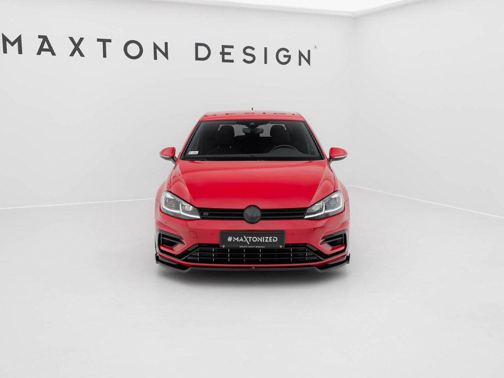 Front Splitter V.2 Volkswagen Golf R / R-Line Mk7 Facelift