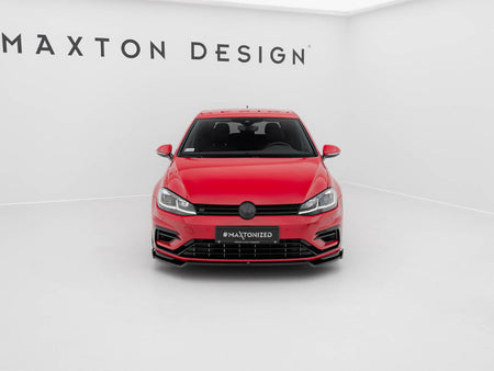 Front Splitter V.2 Volkswagen Golf R / R-Line Mk7 Facelift