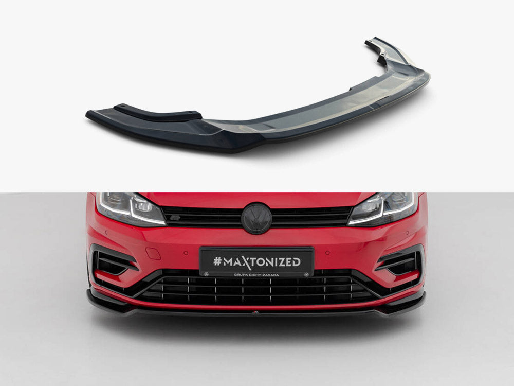 Front Splitter V.3 Volkswagen Golf R / R-Line Mk7 Facelift