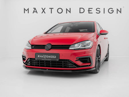 Front Splitter V.6 Volkswagen Golf R / R-Line Mk7 Facelift