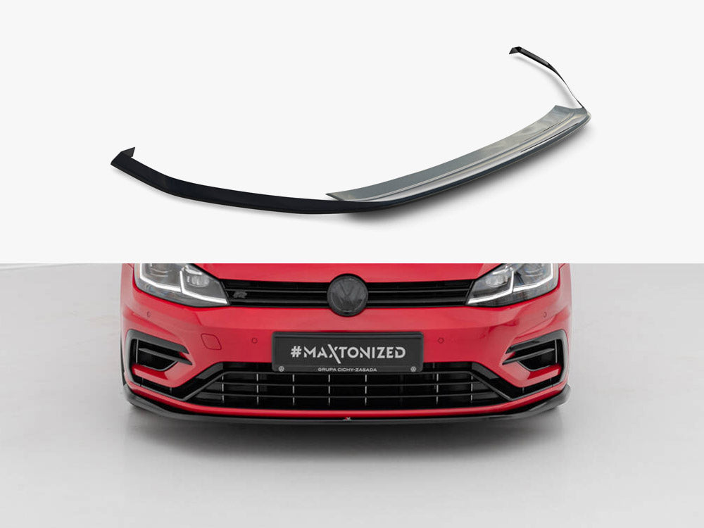 Front Splitter V.7 Volkswagen Golf R / R-Line Mk7 Facelift