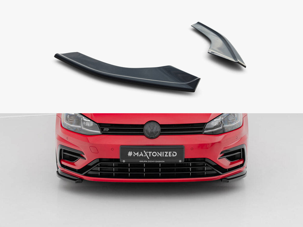 Front Side Splitters Volkswagen Golf R / R-Line Mk7 Facelift