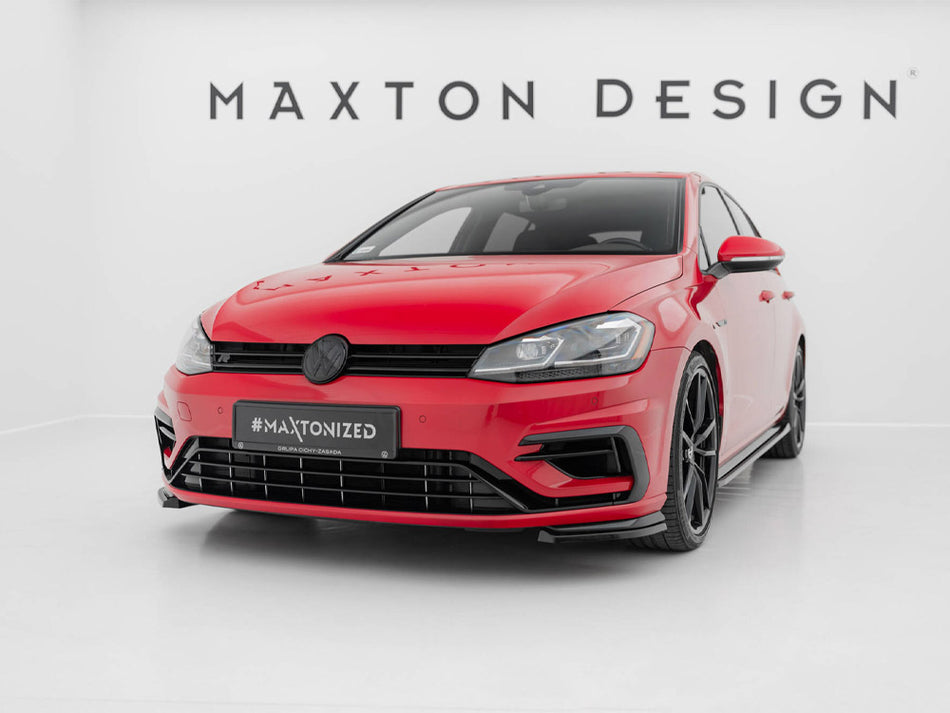 Front Side Splitters Volkswagen Golf R / R-Line Mk7 Facelift