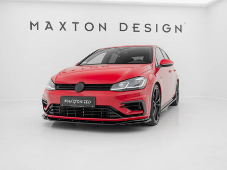 Front Splitter V.9 Volkswagen Golf R / R-Line Mk7 Facelift