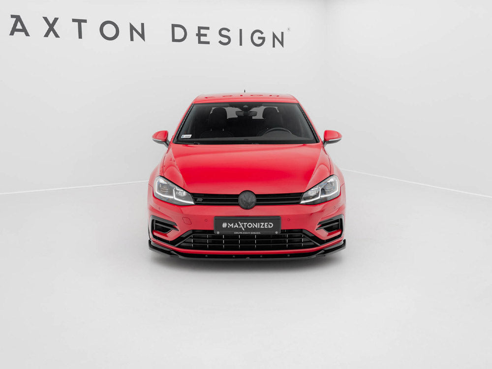 Front Splitter V.9 Volkswagen Golf R / R-Line Mk7 Facelift
