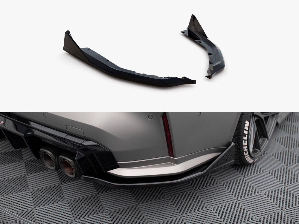 Rear Side Splitters V.5 (For rear valance v.1) BMW M4 G82 / G82 Facelift