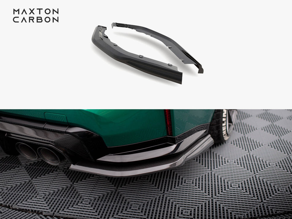 Carbon Fiber Rear Side Splitters BMW M3 Sedan / Touring G80 / G81