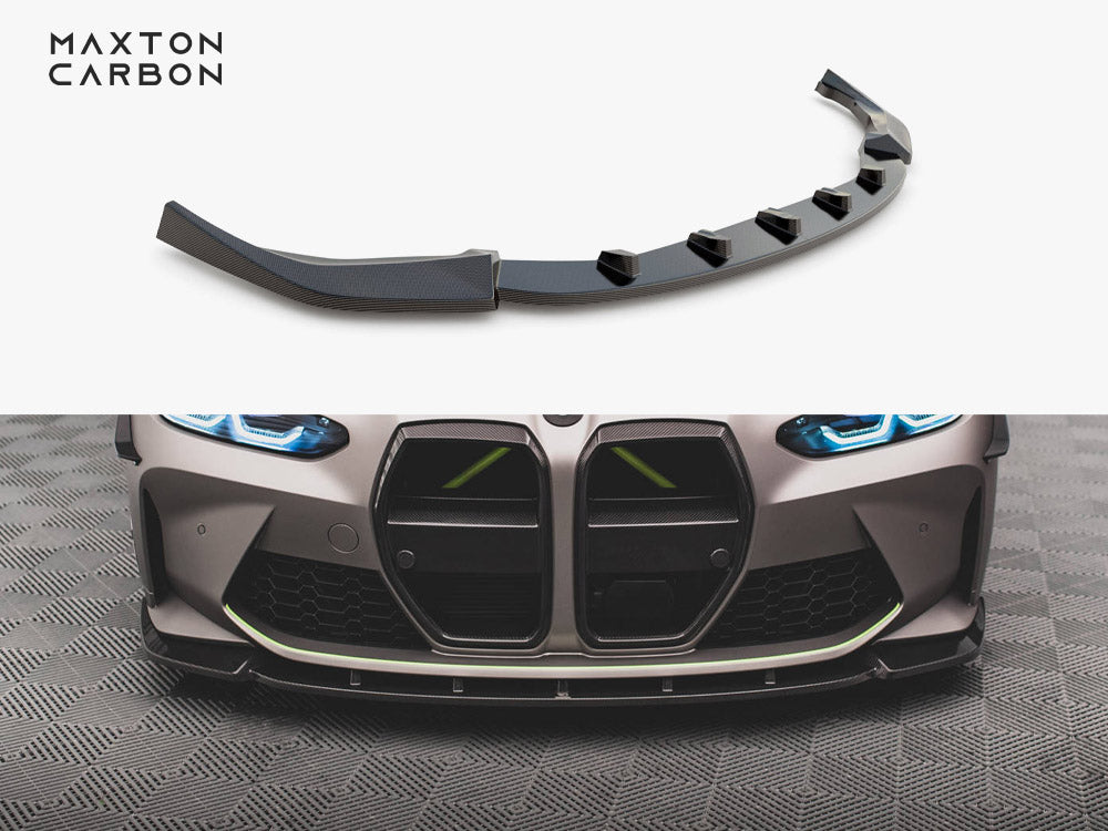 Carbon Fiber Front Splitter V.1 BMW M4 G82 / G82 Facelift