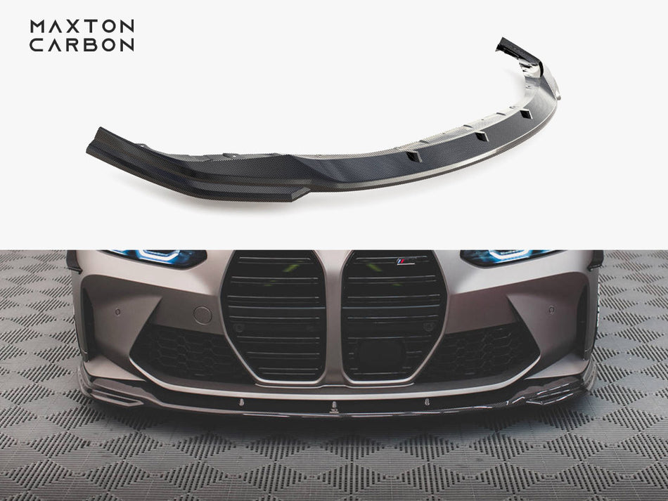 Carbon Fiber Front Splitter V.2 BMW M4 G82 / G82 Facelift