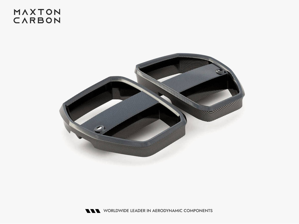 Carbon Fiber Front Grill + License Plate Holder Base BMW M4 G82