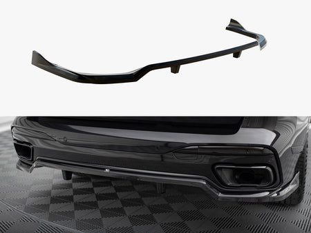 Rear Splitter (Vertical Bars) BMW X7 M-Pack G07 Facelift