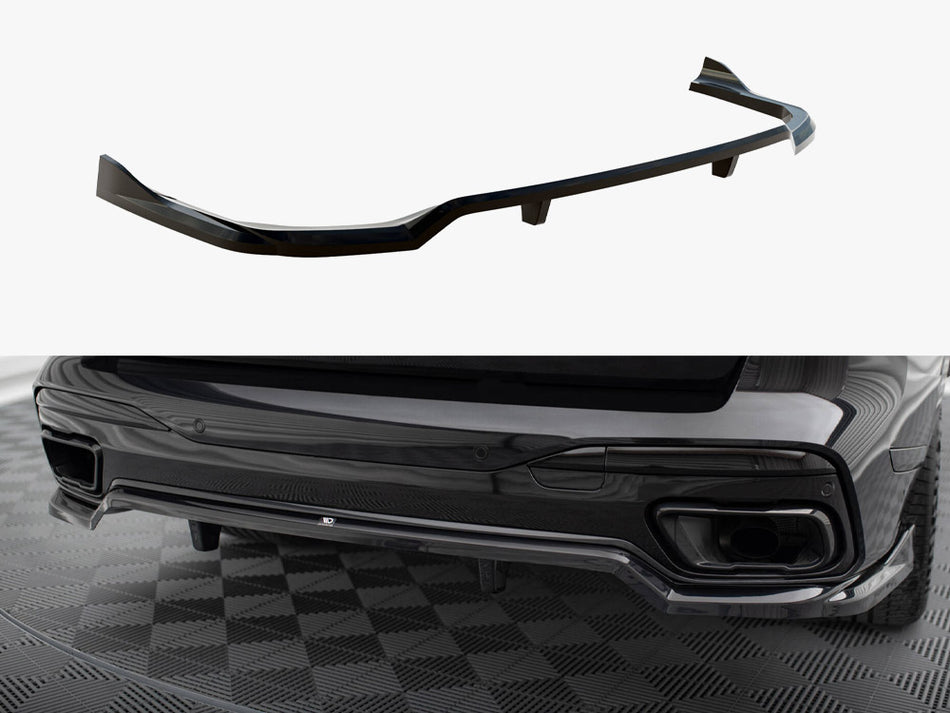 Rear Splitter (Vertical Bars) BMW X7 M-Pack G07 Facelift