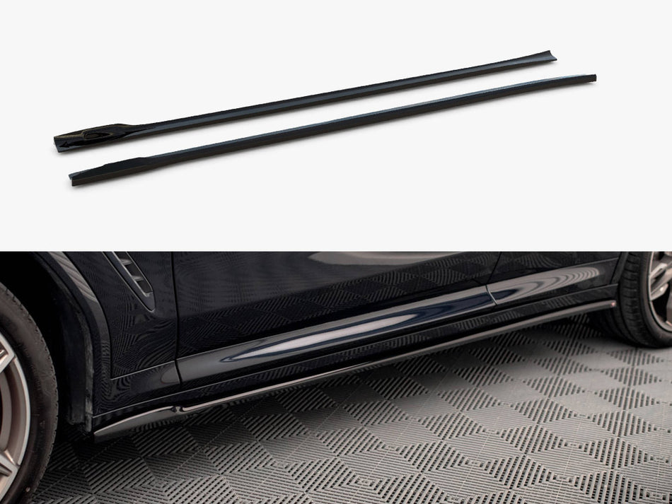 Side Skirts Diffusers V.2 BMW X3 M40d / M40i / M-Pack G01