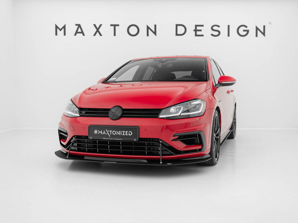 Hybrid Front Racing Splitter VW Golf 7 R / R-Line Facelift