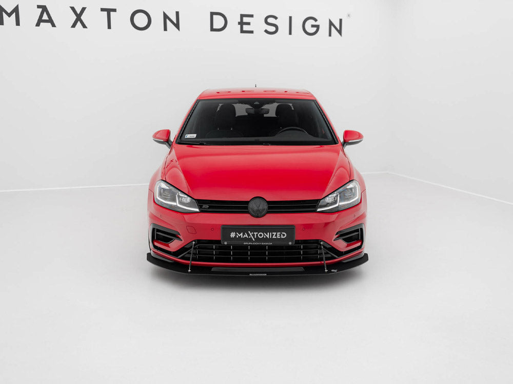 Hybrid Front Racing Splitter VW Golf 7 R / R-Line Facelift