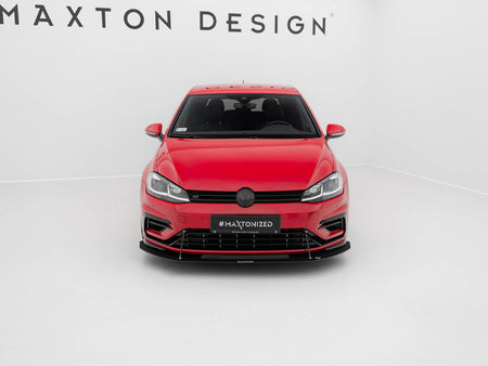 Hybrid Front Racing Splitter VW Golf 7 R / R-Line Facelift
