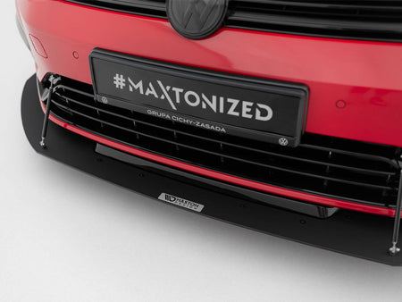 Hybrid Front Racing Splitter VW Golf 7 R / R-Line Facelift