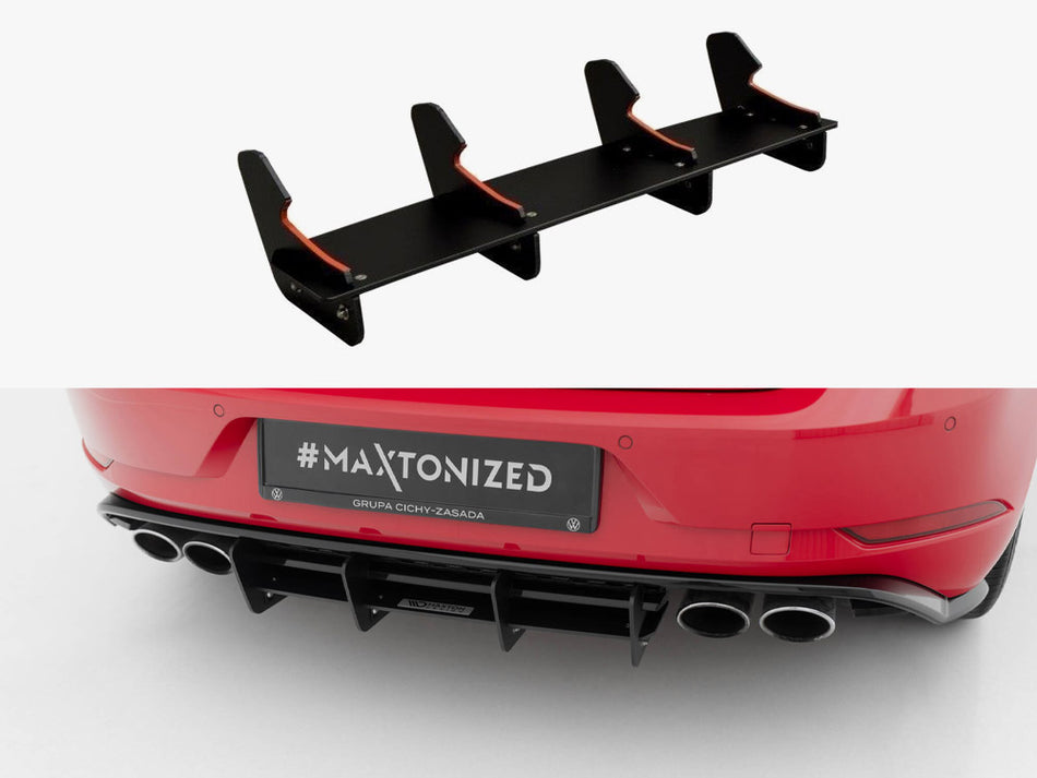 Rear Diffuser Volkswagen Golf R Mk7 Facelift