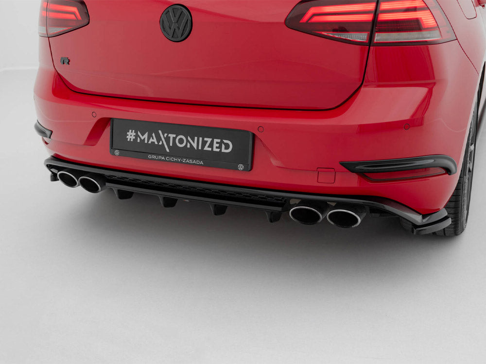 Rear Splitter Volkswagen Golf R / R-Line Hatchback Mk7 Facelift