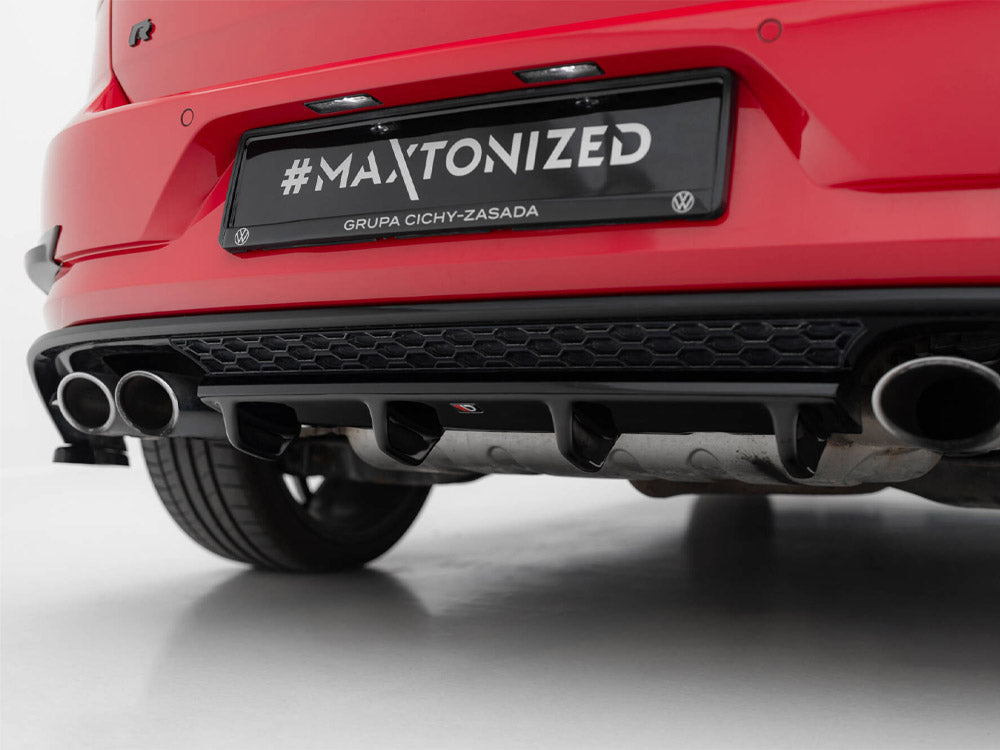 Rear Splitter Volkswagen Golf R / R-Line Hatchback Mk7 Facelift