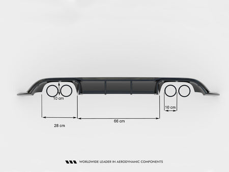 Rear Valance V.3 Volkswagen Golf R Mk7 Facelift