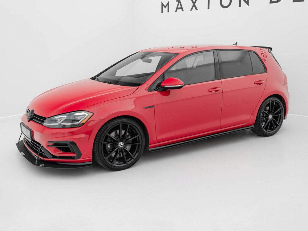 Racing Side Skirts Diffusers Volkswagen Golf R / R-Line Mk7 Facelift